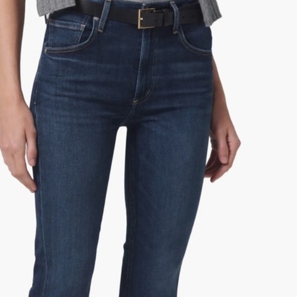 Citizens of Humanity Isola Crop Raw Hem Bootcut Jeans - Picture 6 of 6